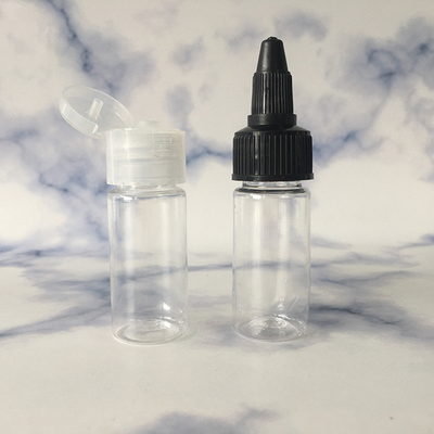 Các chai PETG rõ ràng tùy chỉnh cho cổ vít lỏng hoàn thiện dung lượng khác nhau