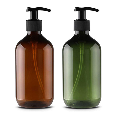 Lại sử dụng chai bơm PET tròn cho 3000pcs Mqq Custom Logo Dispensing Shampoo