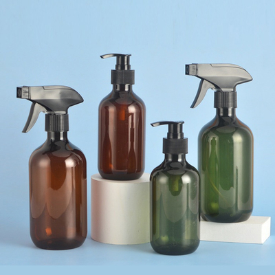 Lại sử dụng chai bơm PET tròn cho 3000pcs Mqq Custom Logo Dispensing Shampoo