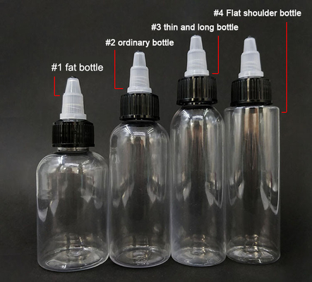 Nhìn rõ nhựa vít top bình để dễ dàng phân phối phạm vi Capacities 15ml - 100ml