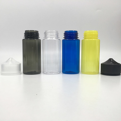 100ml chai nước E tròn trong suốt với nắp vít chống trẻ em