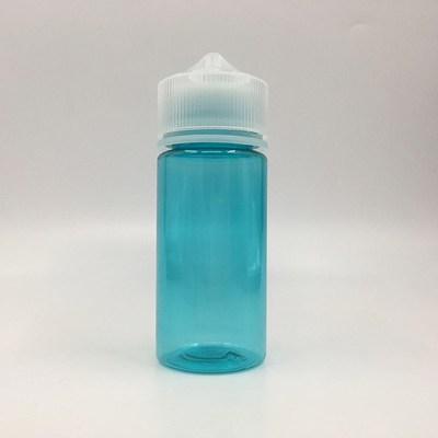 100ml chai nước E tròn trong suốt với nắp vít chống trẻ em