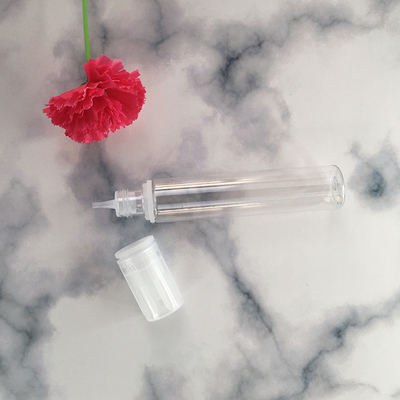 10ml 15ml 30ml 60ml 80ml 100ml Transparent Screw Cap E chai nước có hình tròn
