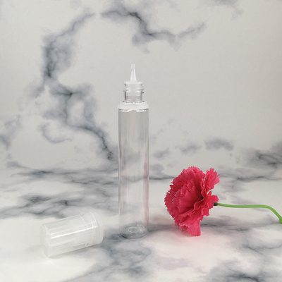 10ml 15ml 30ml 60ml 80ml 100ml Transparent Screw Cap E chai nước có hình tròn