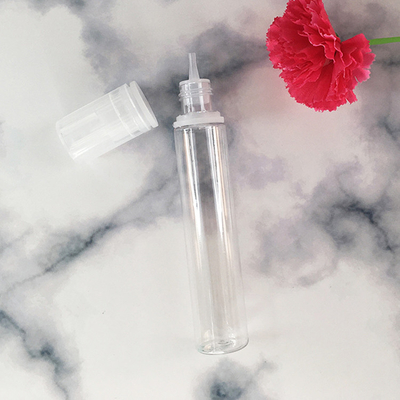 10ml 15ml 30ml 60ml 80ml 100ml Transparent Screw Cap E chai nước có hình tròn