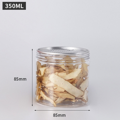 Các thùng chứa lọ nhựa có thể tùy chỉnh với dung lượng 2oz-8oz minh bạch / tùy chỉnh tùy chọn in và nắp