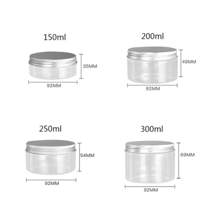 Khả năng tùy biến 5oz thùng chứa bình nhựa với niêm phong tấm nhôm để lưu trữ cá nhân