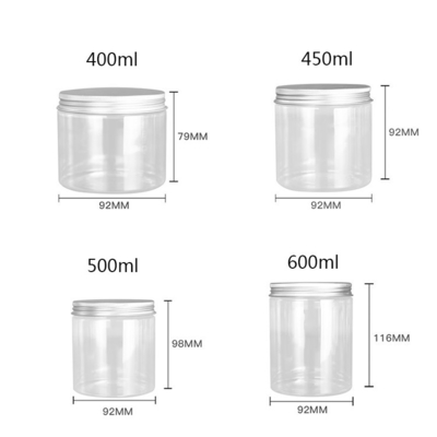 Khả năng tùy biến 5oz thùng chứa bình nhựa với niêm phong tấm nhôm để lưu trữ cá nhân