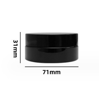 Tùy chỉnh thùng chứa lọ trong suốt với niêm phong tấm nhôm