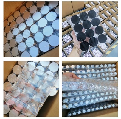 Thức ăn chất lượng rỗng mỹ phẩm cơ thể scrub mặt nạ bình PET trong suốt 30ml 500ml lọ nhựa với nắp