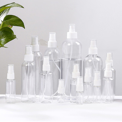 chai phun nhựa PET cho đa năng hàng ngày Capacity 10ml 15ml 30ml 50ml 60m 70ml 100ml 200ml 500ml