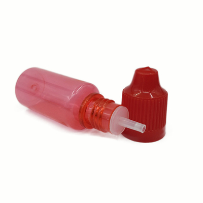 chai nước trong suốt 10ml 15ml 30ml 60ml 80ml 100ml PET E chất lỏng với Logo tùy chỉnh in màn hình