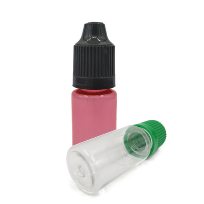 chai nước trong suốt 10ml 15ml 30ml 60ml 80ml 100ml PET E chất lỏng với Logo tùy chỉnh in màn hình