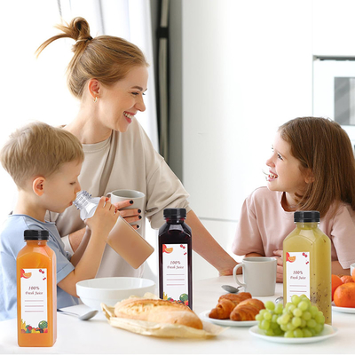 Các chai trà sữa nhựa cách nhiệt với tay cầm chống rò rỉ với dung lượng khác nhau