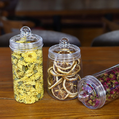 Nhãn hiệu tùy chỉnh niêm phong Plastic Beauty Jar / Plastic Container Jar With Pressure Sensitive Gasket