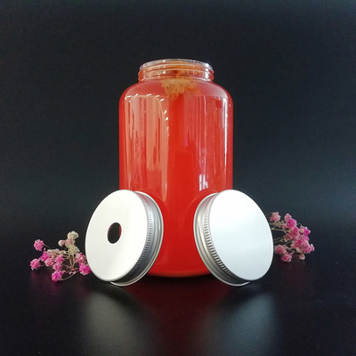 Chống rò rỉ chai trà sữa hình vuông với vít trên nắp và tay cầm ergonomic