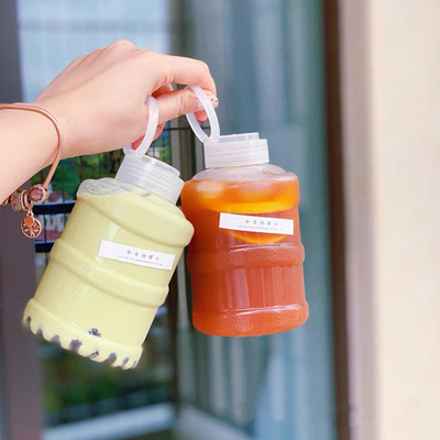 Các chai sữa / trà chống rò rỉ hiện đại với màu sắc tùy chỉnh và thiết kế rõ ràng