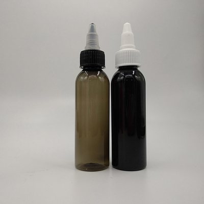 5000pcs Logo tùy chỉnh bề mặt mịn mịn Hạch Black Dropper Dispenser chai với nắp vít