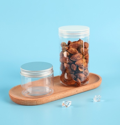 Các lọ nhựa trong suốt với dung lượng tùy chỉnh và in logo