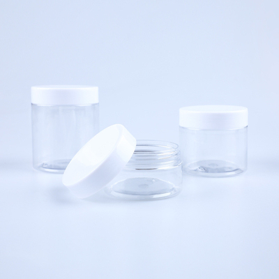 Bình nhựa PET 1oz 2oz 4oz 6oz 8oz 12oz 16oz Lọ nhựa miệng rộng trong suốt có nắp nhôm