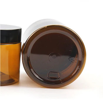 50ml 60ml 100ml 120ml 250ml 400ml 500ml 2oz 3oz 4oz 5oz 6oz 8oz 12oz 16oz Lọ nhựa màu hổ phách cho mỹ phẩm kem