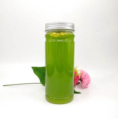 Stylish 0.5kg Milk Tea Bottle with Customizable Handle and Screw On Lid