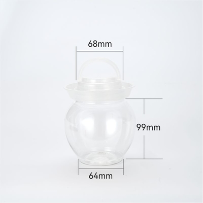 Các chai uống trà sữa hình vuông và tròn hiện đại trong màu sắc rõ ràng hoặc tùy chỉnh từ 120ml đến 500ml