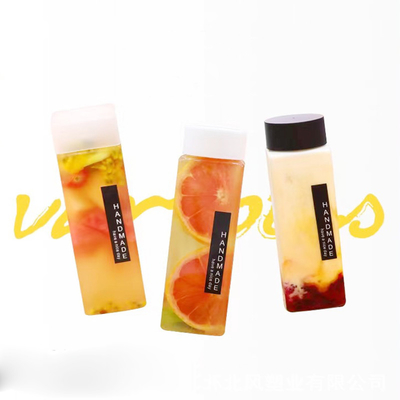 Acrylic Square Clear Bubble Tea Jugs Thiết kế chống rò rỉ hiện đại