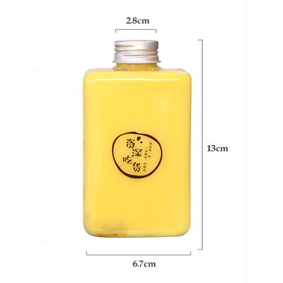 Các chai đồ uống bằng nhựa chống rò rỉ có thể tùy chỉnh với tay cầm