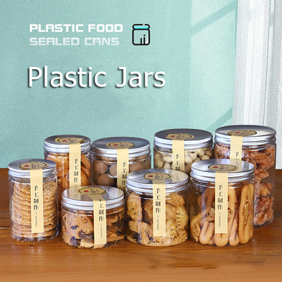 Bao bì thực phẩm Các thùng chứa thực phẩm 60ml 120ml 180ml 250ml 500ml 1000ml Thùng nhựa rõ ràng với nắp