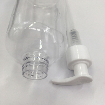 chai bơm PET tái chế cực rõ ràng cho mỹ phẩm với in màn hình