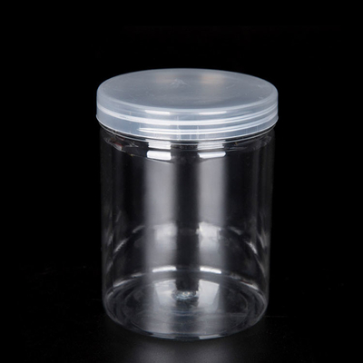 8oz thùng chứa bình nhựa trong suốt để đóng gói