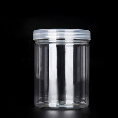 8oz thùng chứa bình nhựa trong suốt để đóng gói