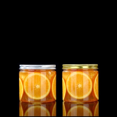 Recommended Large Plastic Spice Jar Cookies Plastic Jar Transparent Plastic Jar Gold Lid with Custom Private Label (Đề nghị dùng bình nhựa lớn để làm bánh quy)