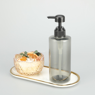 24mm Caliber Pink PET Screw Cap Pump chai với in màn hình tùy chỉnh