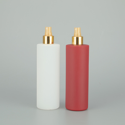 Màu hồng / Tùy chỉnh 47mm Round Screw Cap Silk sàng lọc in PET máy bơm chai cho mỹ phẩm