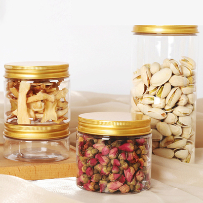 150ml 200ml 250ml 300ml 500ml 1000ml Plastic Pet Pot Jars Các thùng mỹ phẩm với nắp
