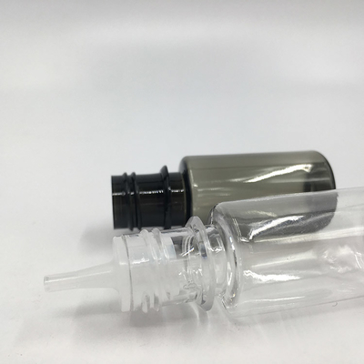 Eco Friendly Refillable Round Screw Cap PET E chai chất lỏng với in tùy chỉnh