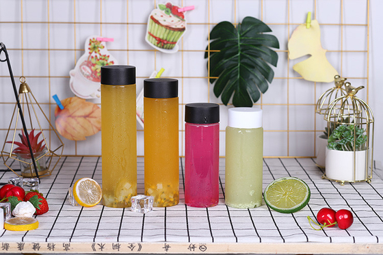 Double Walled chống rò rỉ một lần sử dụng nhựa hình vuông rõ ràng để đi chai trà sữa