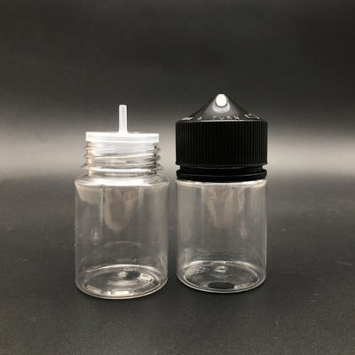 Các chai nước PET E rõ ràng có thể tùy chỉnh với dung lượng 10ml 15ml 30ml 60ml 80ml 100ml
