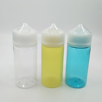 Các chai nước PET E hình tròn trong suốt tùy chỉnh với nắp vít chống trẻ em Capacity 30ml