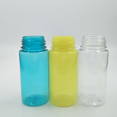 Các chai nước PET E hình tròn trong suốt tùy chỉnh với nắp vít chống trẻ em Capacity 30ml