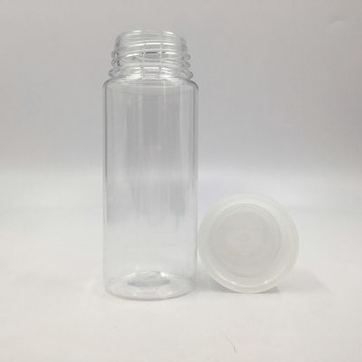 Các chai nước PET E hình tròn trong suốt tùy chỉnh với nắp vít chống trẻ em Capacity 30ml