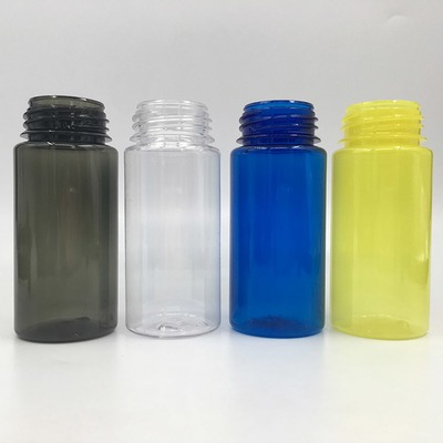 Các chai nước PET E hình tròn trong suốt tùy chỉnh với nắp vít chống trẻ em Capacity 30ml