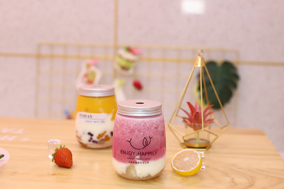 Chống rò rỉ Máy cầm nhựa màu sắc chai nước ép sữa trà
