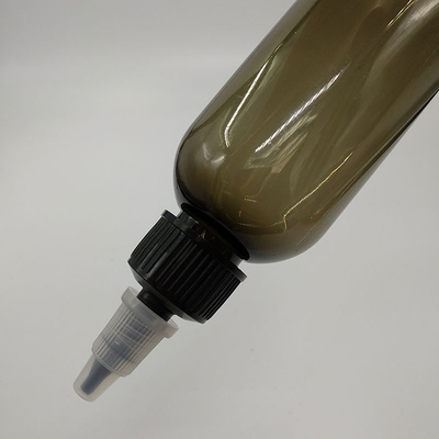 50ml Panel nhãn tùy chỉnh chai nhựa vít đầu để dễ dàng dán nhãn và nhận dạng