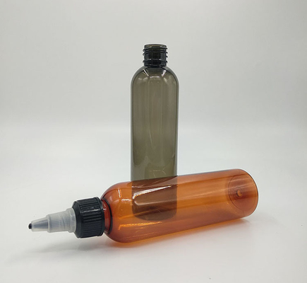 50ml Panel nhãn tùy chỉnh chai nhựa vít đầu để dễ dàng dán nhãn và nhận dạng