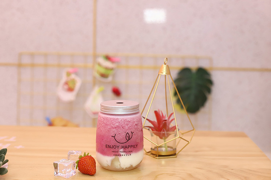 Các bình trà bong bóng đa năng với tay cầm và rơm