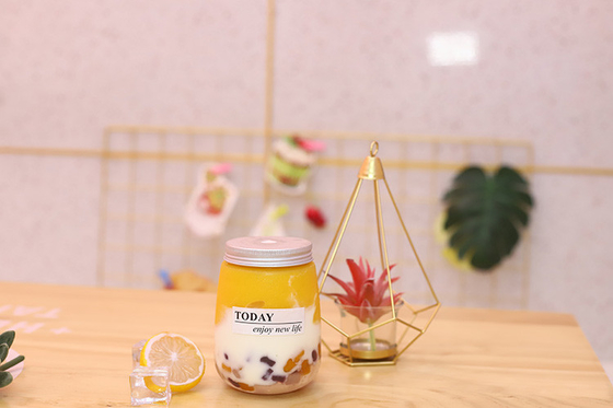 Các bình trà bong bóng đa năng với tay cầm và rơm
