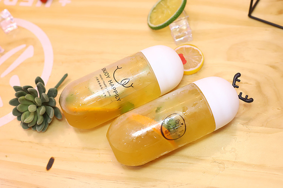 chai trà sữa bằng nhựa chống rò rỉ với vít trên nắp